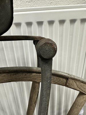 Lot 101 - A MID 19TH CENTURY "BONESHAKER" BICYCLE