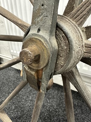 Lot 101 - A MID 19TH CENTURY "BONESHAKER" BICYCLE