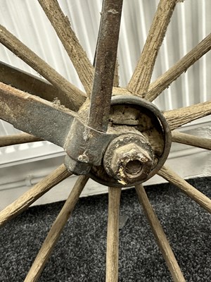Lot 101 - A MID 19TH CENTURY "BONESHAKER" BICYCLE