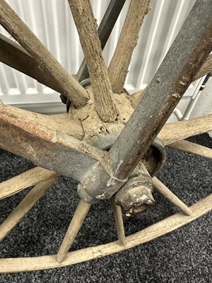 Lot 101 - A MID 19TH CENTURY "BONESHAKER" BICYCLE