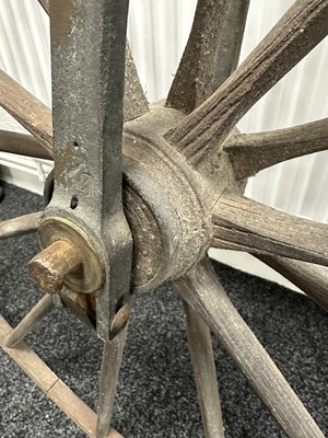Lot 101 - A MID 19TH CENTURY "BONESHAKER" BICYCLE