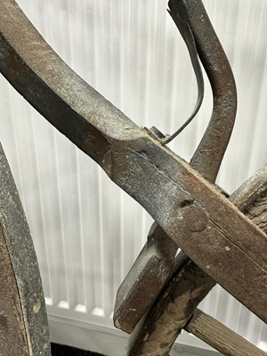 Lot 101 - A MID 19TH CENTURY "BONESHAKER" BICYCLE