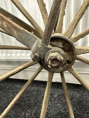 Lot 101 - A MID 19TH CENTURY "BONESHAKER" BICYCLE