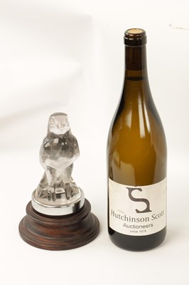 Lot 4 - A RENE LALIQUE 'FAUCON' CLEAR AND FROSTED GLASS CAR MASCOT