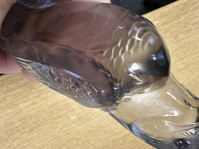 Lot 4 - A RENE LALIQUE 'FAUCON' CLEAR AND FROSTED GLASS CAR MASCOT