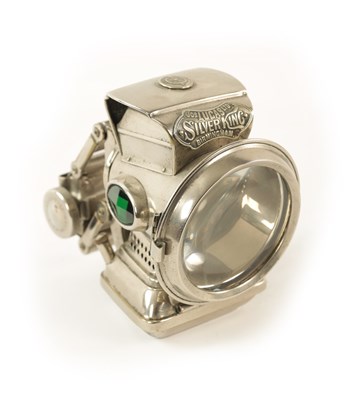 Lot 27 - A VINTAGE LUCAS SILVER KING BIRMINGHAM CYCLE LIGHT