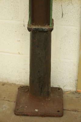 Lot 42 - A VINTAGE 'POWER' HAND CRANKED PETROL PUMP
