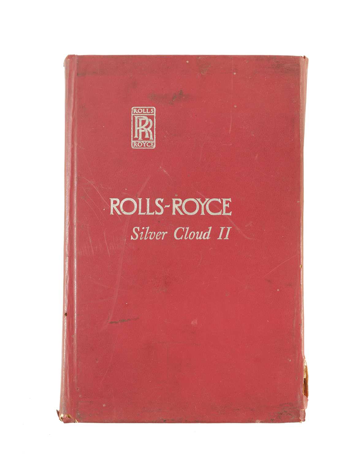 Lot 44 - AN ORIGINAL ROLLS ROYCE SILVER CLOUD II OWNERS HANDBOOK