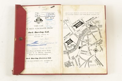 Lot 44 - AN ORIGINAL ROLLS ROYCE SILVER CLOUD II OWNERS HANDBOOK
