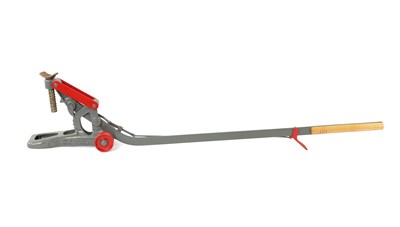 Lot 38 - AN EARLY DUNLOP NO. 12 HAND-OPERATED CAR JACK IN RESTORED CONDITION