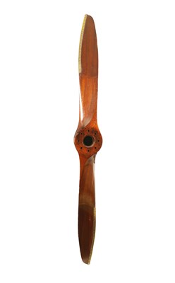 Lot 87 - A 1940S LAMINATED MAHOGANY 'CHEETAH X' PROPELLER