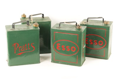 Lot 15 - A COLLECTION OF FOUR VINTAGE PETROL CANS
