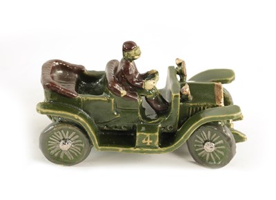 Lot 8 - A MODERN LIMITED EDITION CERAMIC MODEL OF A 1906 ROLLS ROYCE BY JULIA ELLIOTT