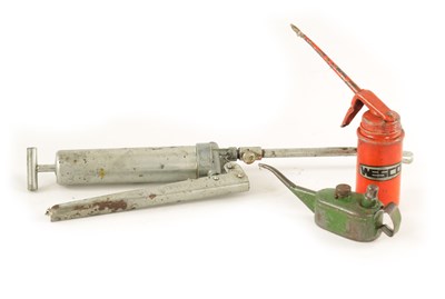 Lot 12 - A COLLECTION OF THREE VINTAGE GARAGE CANISTERS