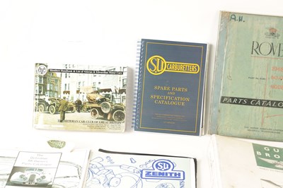 Lot 52 - A COLLECTION OF SUPPLIER CATALOGUES