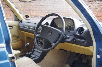 Lot 106 - A 1981 MERCEDES 200 IN LABRADOR BLUE