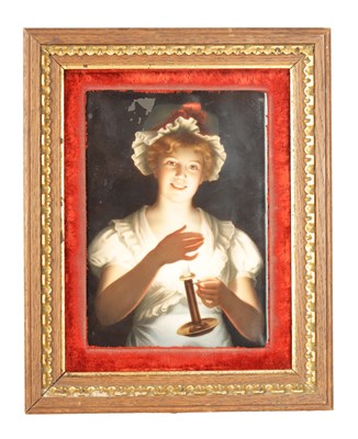 Lot 45 - A LATE 19TH CENTURY GERMAN BERLIN TYPE PORCELAIN PLAQUE