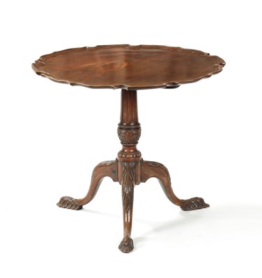 Lot 1505 - AN EARLY 19TH CENTURY MAHOGANY TILT TOP TABLE