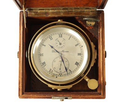 Lot 1278 - THOMAS MERCER, A 20TH CENTURY TWO-DAY MARINE CHRONOMETER