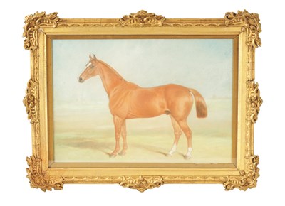 Lot 80 - EQUESTRIAN WATERCOLOUR