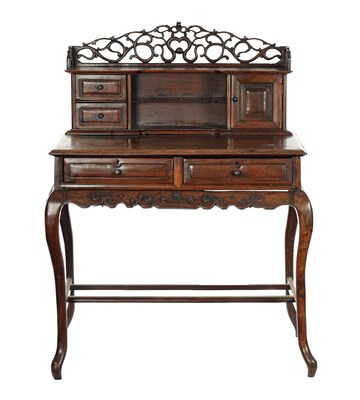 Lot 65 - 18TH CENTURY CHINESE HARDWOOD WRITING TABLE