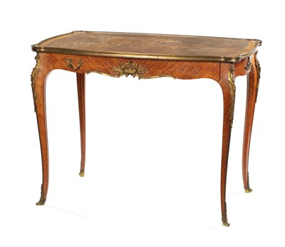 Lot 1263 - A GOOD 19TH CENTURY FRENCH ORMOLU MOUNTED AND KINGWOOD WRITING TABLE IN THE MANNER OF FRANCOIS LINKE