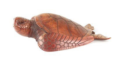 Lot 341 - A LARGE HARDWOOD LIFE-SIZE CARVED SCULPTURE