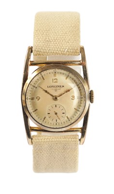 Lot 256 - A RARE GENTLEMAN’S 1940’s LONGINES ‘MAINLINER’ WRISTWATCH