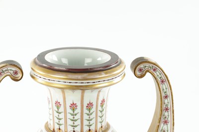 Lot 474 - A LARGE LATE 19TH CENTURY PORCELAIN VASE POSSIBLY RUSSIAN