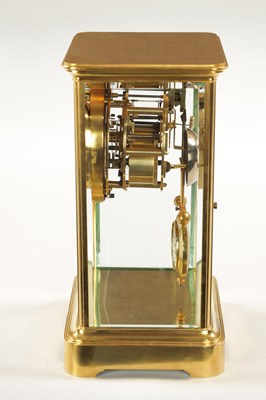 Lot 1107 - A LATE 19TH CENTURY FRENCH FOUR-GLASS MANTLE CLOCK