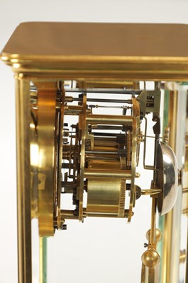 Lot 1107 - A LATE 19TH CENTURY FRENCH FOUR-GLASS MANTLE CLOCK
