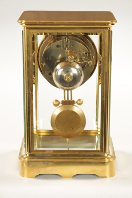 Lot 1107 - A LATE 19TH CENTURY FRENCH FOUR-GLASS MANTLE CLOCK