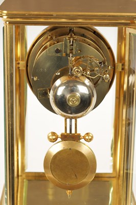 Lot 1107 - A LATE 19TH CENTURY FRENCH FOUR-GLASS MANTLE CLOCK