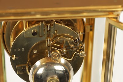 Lot 1107 - A LATE 19TH CENTURY FRENCH FOUR-GLASS MANTLE CLOCK