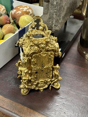 Lot 1272 - GROHE, PARIS. A FINE AND RARE MID 19TH CENTURY FRENCH CAST GILT BRASS ROCOCO REPEATING PETITE SONNERIE CARRIAGE CLOCK