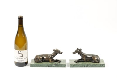 Lot 1029 - A PAIR OF FRENCH 19TH CENTURY PATINATED BRONZE SCULPTURES