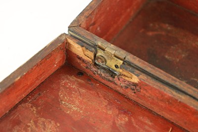 Lot 504 - A RARE 17TH/18TH CENTURY INDO PORTUGUESE INLAID CASKET