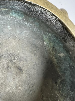 Lot 488 - A CHINESE CAST BRONZE CENSER