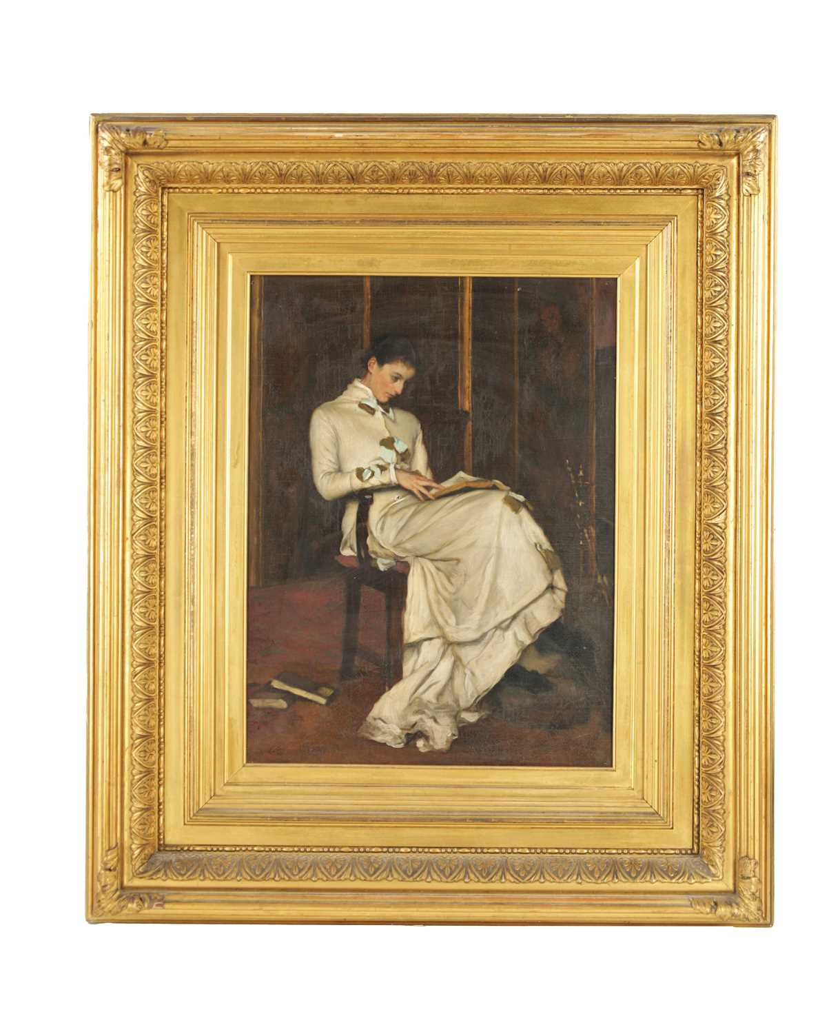 Lot 1141 - CLAUDE ANDREW CALTHROP (1844-1893). A 19TH CENTURY OIL ON CANVAS