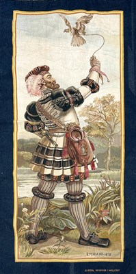 Lot 1024 - E.M. WARD RA 1878 A FINELY EMBROIDERED TAPESTRY ENTITLED ‘THE ROYAL WINDSOR TAPESTRY’