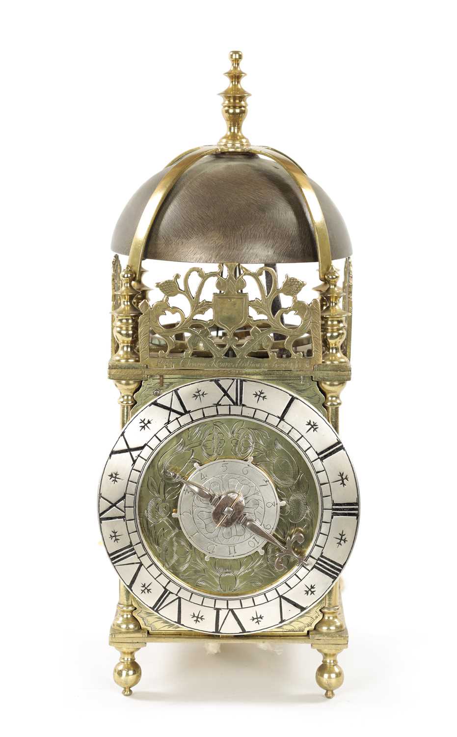 Lot 1290 - PETER CLOSON, NEARE HOLBORNE BRIDGE, FECIT. A RARE FIRST PERIOD 1630’S LANTERN CLOCK
