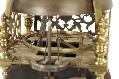 Lot 1290 - PETER CLOSON, NEARE HOLBORNE BRIDGE, FECIT. A RARE FIRST PERIOD 1630’S LANTERN CLOCK