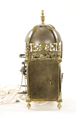 Lot 1290 - PETER CLOSON, NEARE HOLBORNE BRIDGE, FECIT. A RARE FIRST PERIOD 1630’S LANTERN CLOCK