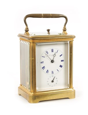Lot 1208 - PAUL GARNIER, PARIS. A 19TH CENTURY FRENCH REPEATING CARRIAGE CLOCK