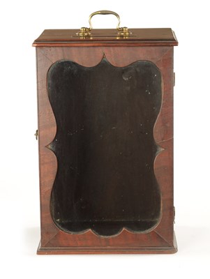 Lot 1045 - A GOOD GEORGE II MAHOGANY COUNTRY HOUSE CORRESPONDENCE / LETTER BOX