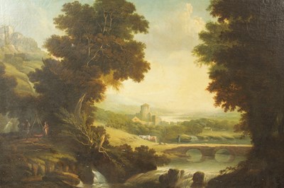 Lot 1194 - ATT. JOHN GLOVER (1767-1849). A LARGE OIL ON CANVAS