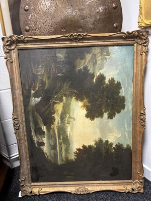 Lot 1194 - ATT. JOHN GLOVER (1767-1849). A LARGE OIL ON CANVAS