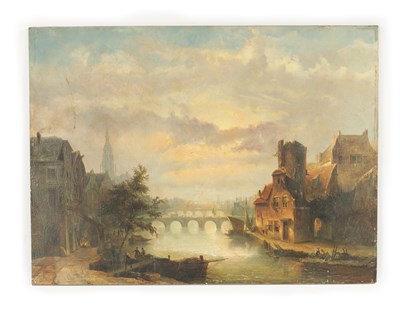 Lot 1169 - PIERRE TULLUIN. A 19TH CENTURY OIL ON WOODEN PANEL