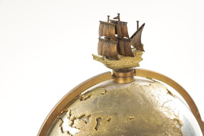 Lot 1366 - A ST. JAMES HOUSE CO. LONDON MERIDIAN GLOBE CLOCK