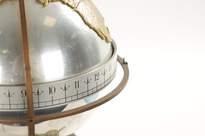 Lot 1366 - A ST. JAMES HOUSE CO. LONDON MERIDIAN GLOBE CLOCK